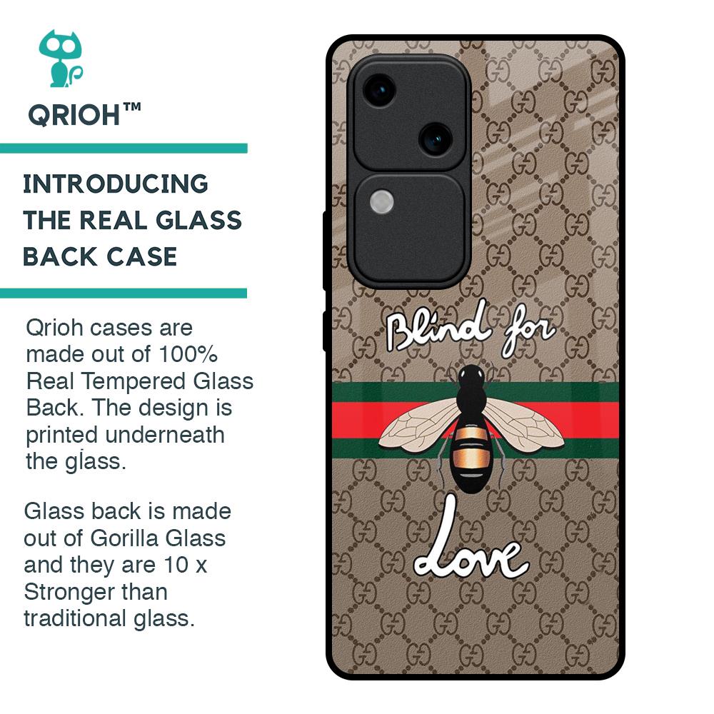 Blind For Love Glass Case for Vivo V30 5G