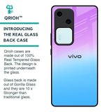 Unicorn Pattern Glass Case for Vivo V30 5G