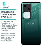 Palm Green Glass Case For Vivo V30 5G