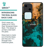 Watercolor Wave Glass Case for Vivo V30 5G