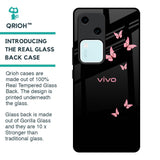Fly Butterfly Glass Case for Vivo V30 5G