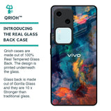 Colored Storm Glass Case for Vivo V30 5G