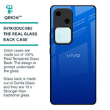 Egyptian Blue Glass Case for Vivo V30 5G