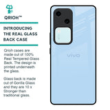 Pastel Sky Blue Glass Case for Vivo V30 5G