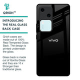 Jet Black Glass Case for Vivo V30 5G