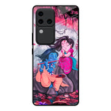 Radha Krishna Art Vivo V30 Pro 5G Glass Back Cover Online