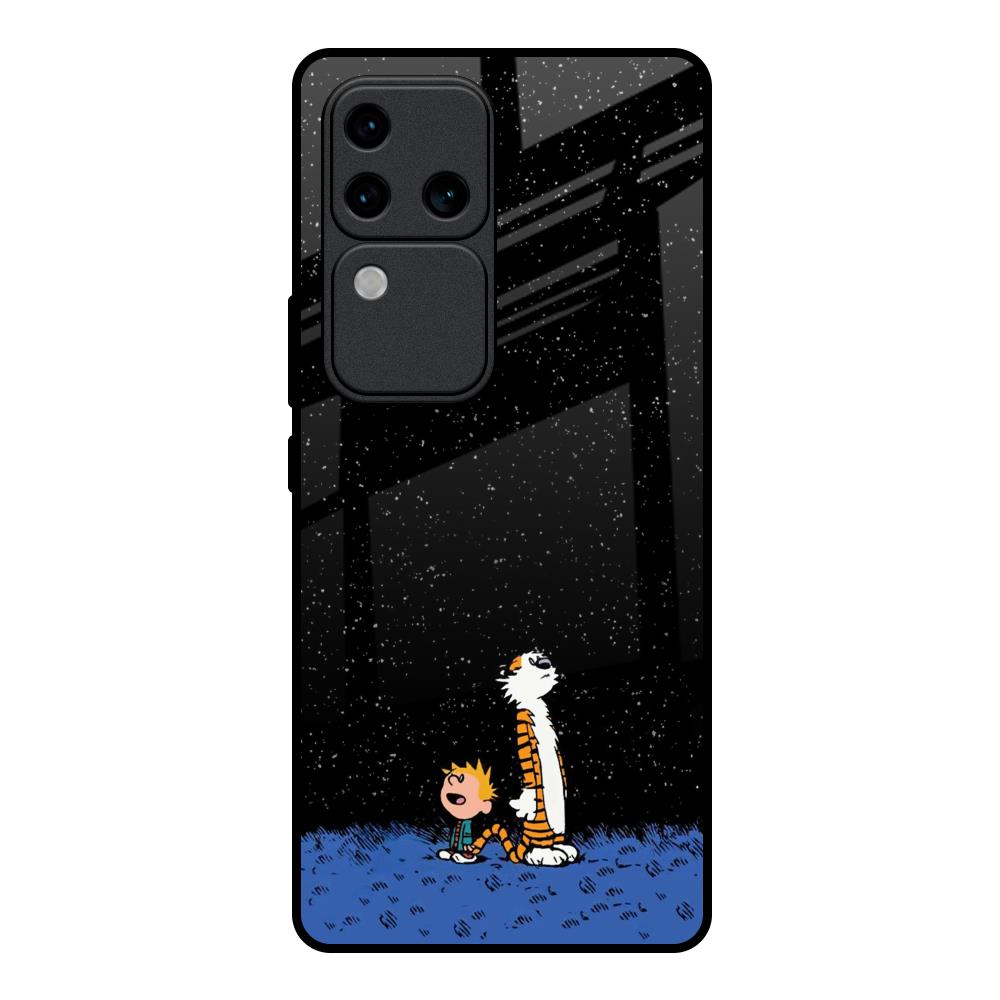 Night Sky Star Vivo V30 Pro 5G Glass Back Cover Online