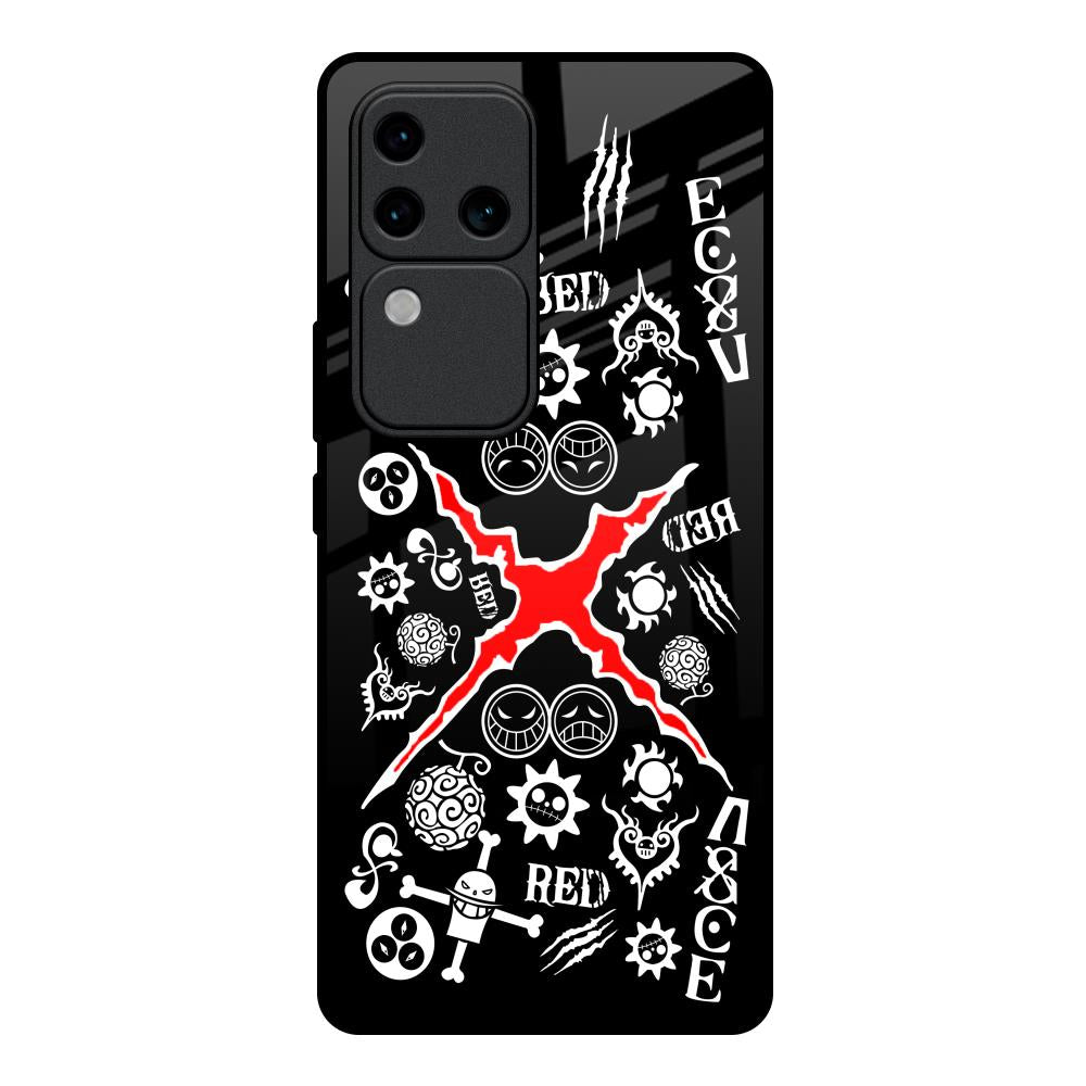 Red Zone Vivo V30 Pro 5G Glass Back Cover Online
