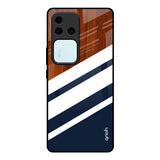Bold Stripes Vivo V30 Pro 5G Glass Back Cover Online