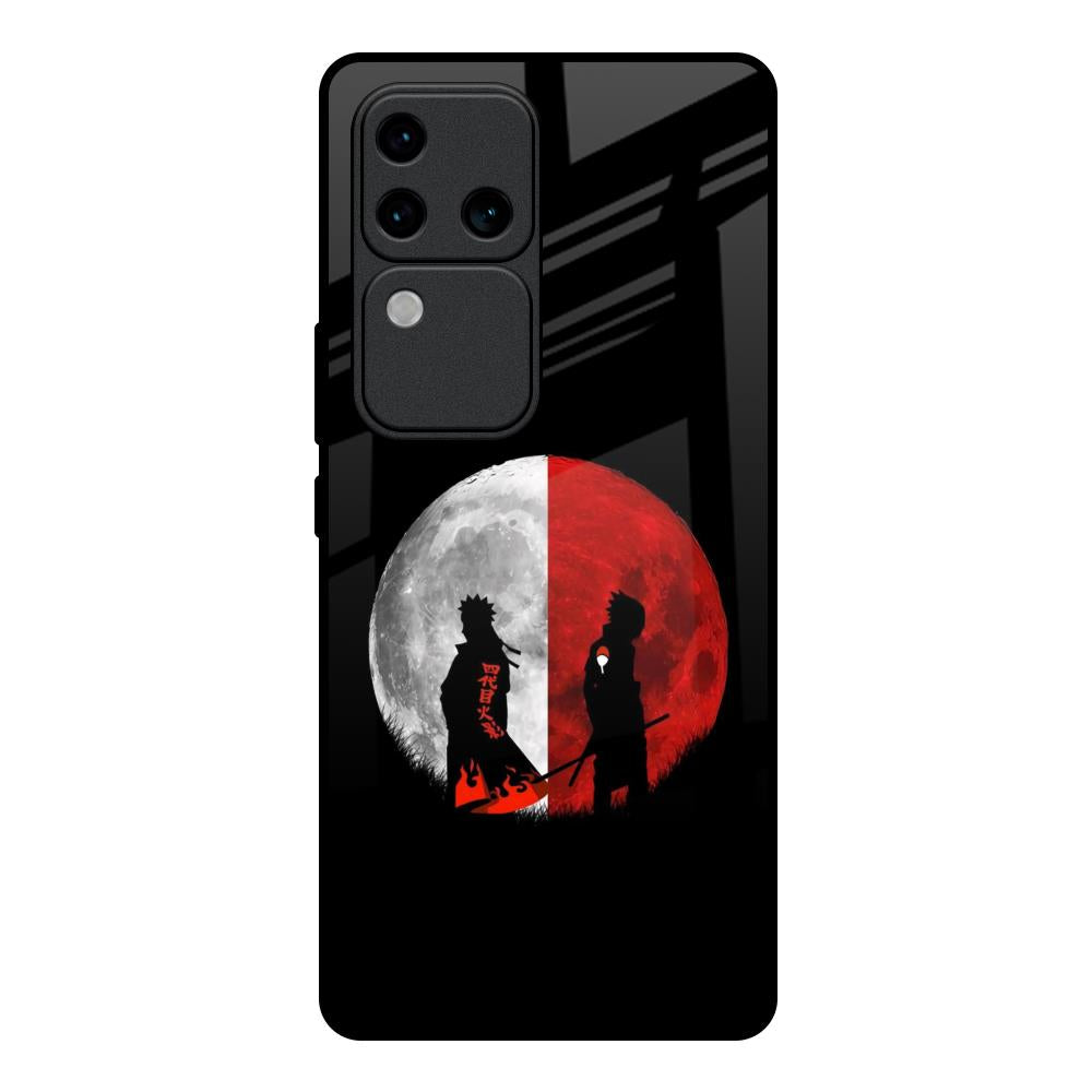 Anime Red Moon Vivo V30 Pro 5G Glass Back Cover Online