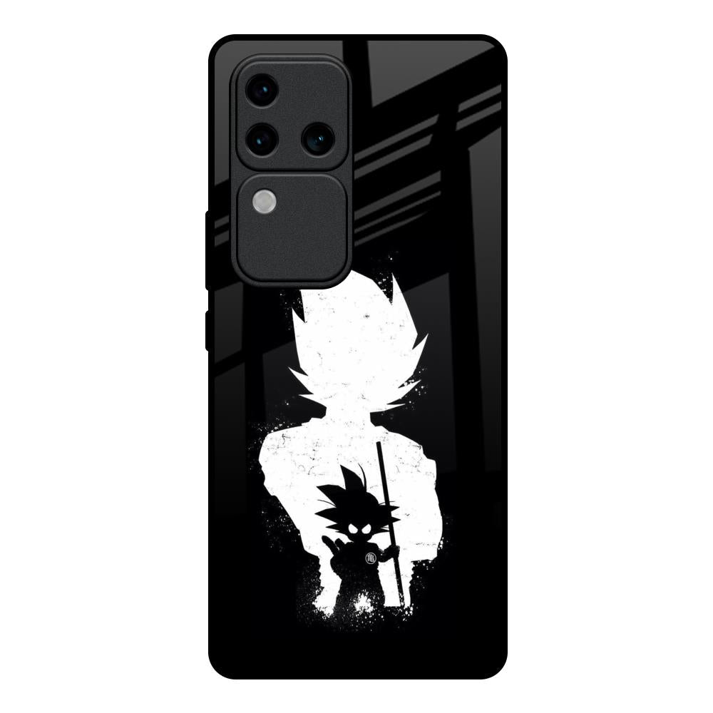Monochrome Goku Vivo V30 Pro 5G Glass Back Cover Online