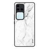 Modern White Marble Vivo V30 Pro 5G Glass Back Cover Online