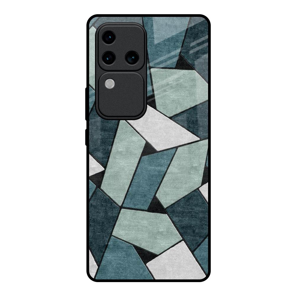 Abstact Tiles Vivo V30 Pro 5G Glass Back Cover Online