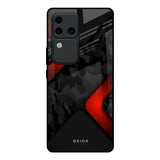 Modern Camo Abstract Vivo V30 Pro 5G Glass Back Cover Online