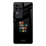Go Your Own Way Vivo V30 Pro 5G Glass Back Cover Online
