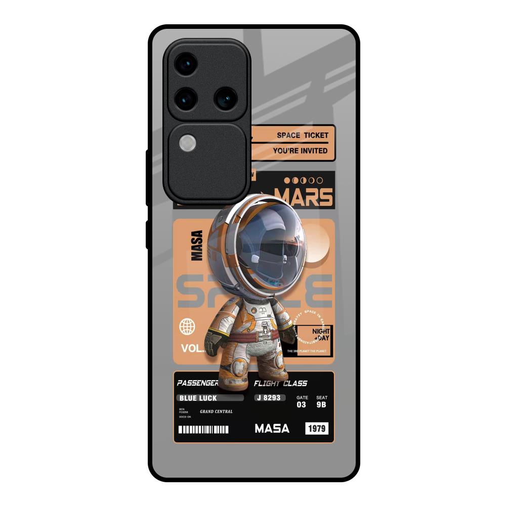 Space Ticket Vivo V30 Pro 5G Glass Back Cover Online