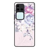 Elegant Floral Vivo V30 Pro 5G Glass Back Cover Online