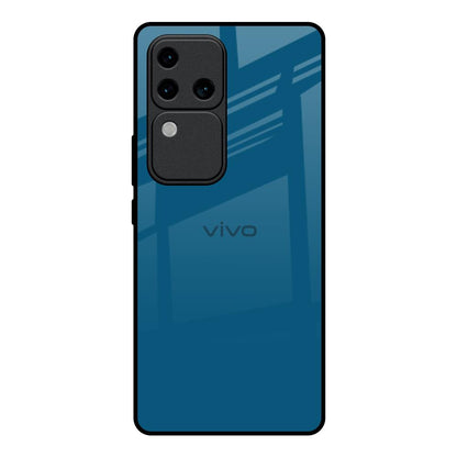 Cobalt Blue Vivo V30 Pro 5G Glass Back Cover Online