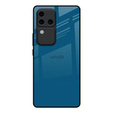 Cobalt Blue Vivo V30 Pro 5G Glass Back Cover Online