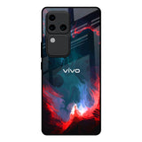 Brush Art Vivo V30 Pro 5G Glass Back Cover Online