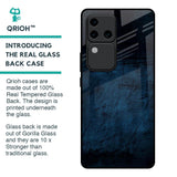 Dark Blue Grunge Glass Case for Vivo V30 Pro 5G