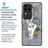 Cute Baby Bunny Glass Case for Vivo V30 Pro 5G