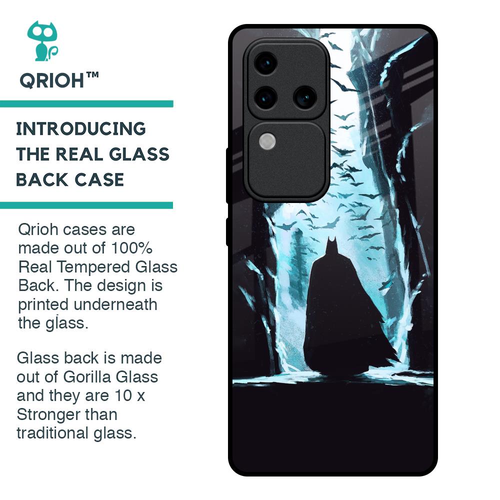 Dark Man In Cave Glass Case for Vivo V30 Pro 5G