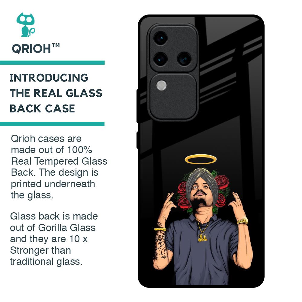 Punjabi Singer Poster Glass Case for Vivo V30 Pro 5G