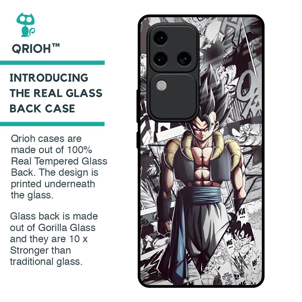 Dragon Anime Art Glass Case for Vivo V30 Pro 5G