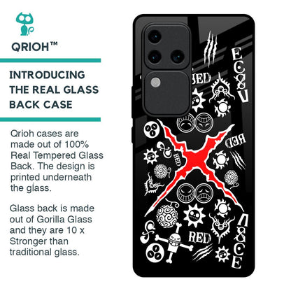 Red Zone Glass Case for Vivo V30 Pro 5G