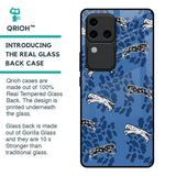 Blue Cheetah Glass Case for Vivo V30 Pro 5G