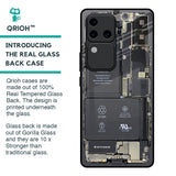 Skeleton Inside Glass Case for Vivo V30 Pro 5G