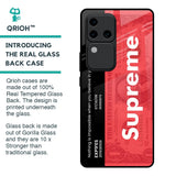Supreme Ticket Glass Case for Vivo V30 Pro 5G