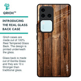 Timber Printed Glass Case for Vivo V30 Pro 5G