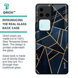 Abstract Tiles Glass Case for Vivo V30 Pro 5G