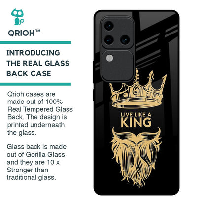 King Life Glass Case For Vivo V30 Pro 5G