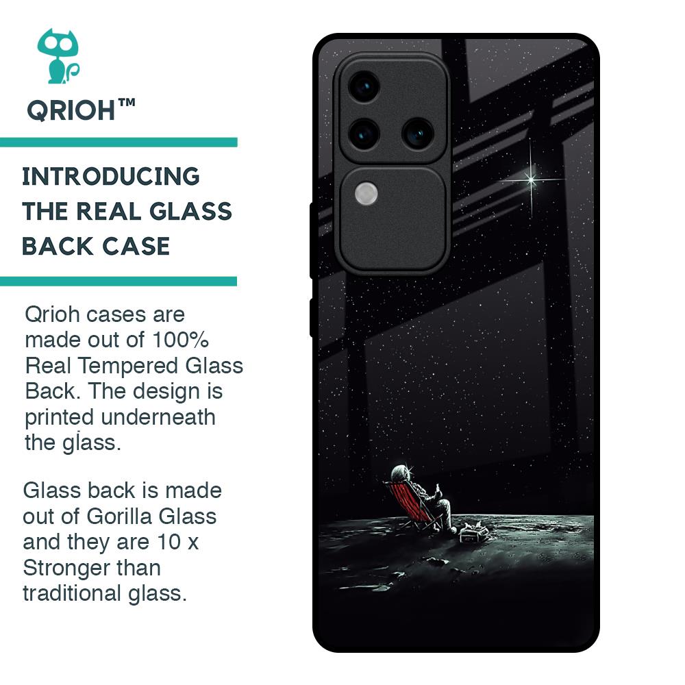 Relaxation Mode On Glass Case For Vivo V30 Pro 5G
