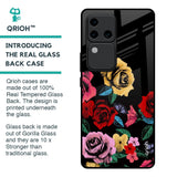 Floral Decorative Glass Case For Vivo V30 Pro 5G