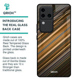 Diagonal Slash Pattern Glass Case for Vivo V30 Pro 5G