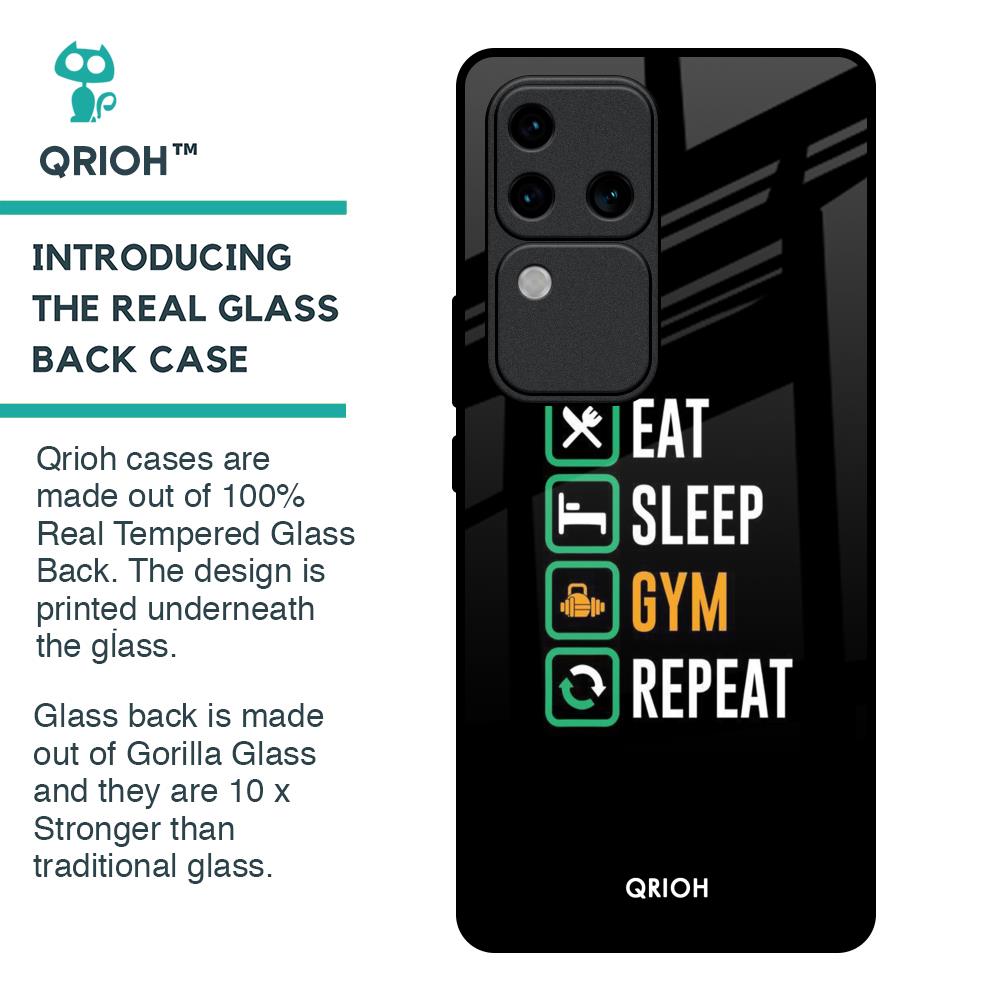 Daily Routine Glass Case for Vivo V30 Pro 5G