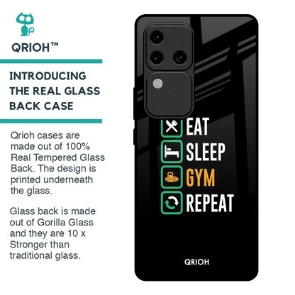 Daily Routine Glass Case for Vivo V30 Pro 5G