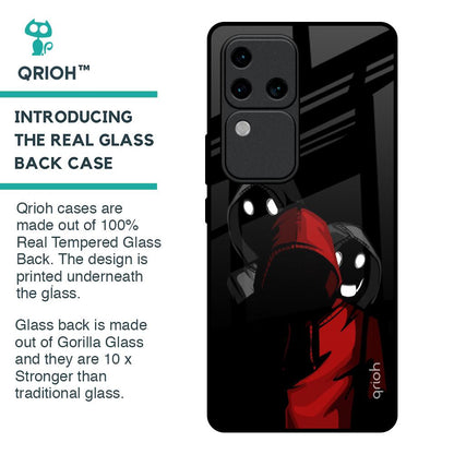 Shadow Character Glass Case for Vivo V30 Pro 5G