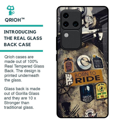 Ride Mode On Glass Case for Vivo V30 Pro 5G