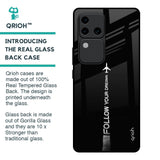 Follow Your Dreams Glass Case for Vivo V30 Pro 5G