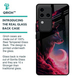 Moon Wolf Glass Case for Vivo V30 Pro 5G