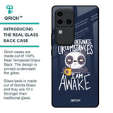 Struggling Panda Glass Case for Vivo V30 Pro 5G