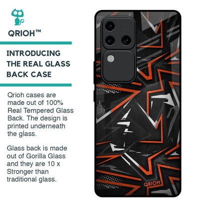 Vector Art Glass Case for Vivo V30 Pro 5G