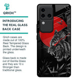 Red Moon Tiger Glass Case for Vivo V30 Pro 5G