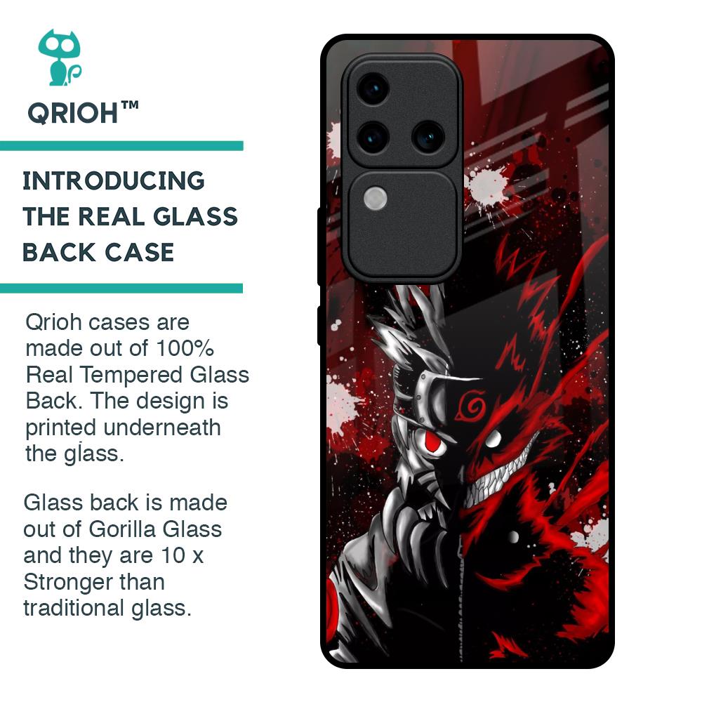 Dark Character Glass Case for Vivo V30 Pro 5G
