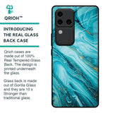 Ocean Marble Glass Case for Vivo V30 Pro 5G